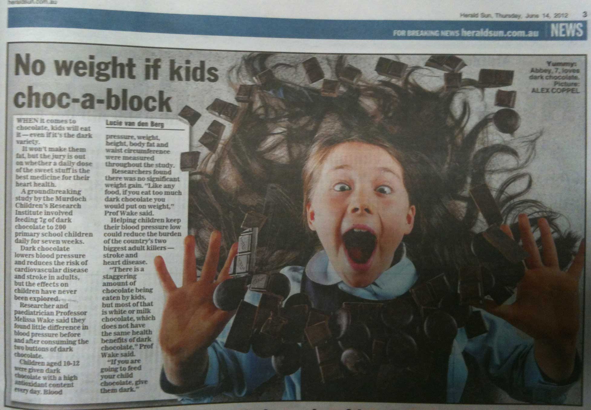 Newspaper article for kids